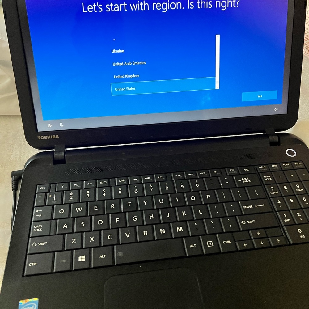 Toshiba computer